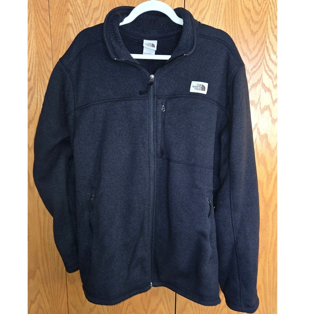 The North Face Gordon Lyons Full Zip Fleece Jacket Mens XXL black